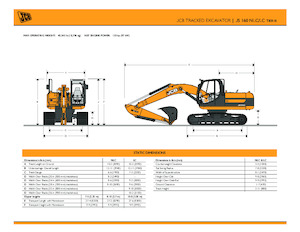 Koparki gąsienicowe JCB JS160