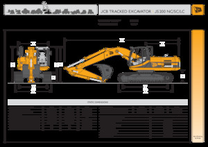 Koparki gąsienicowe JCB JS200