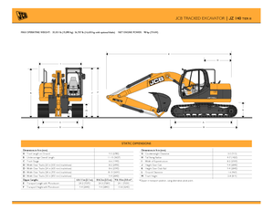 Koparki gąsienicowe JCB JZ 140 L HD