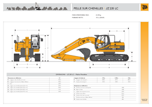 Koparki gąsienicowe JCB JZ 235 L TAB