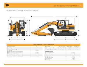 Koparki gąsienicowe JCB JZ 235 L TAB