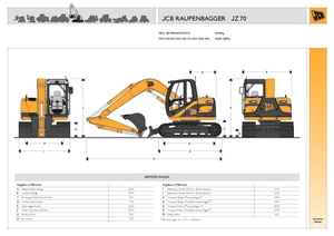 Koparki gąsienicowe JCB JZ 70 offset