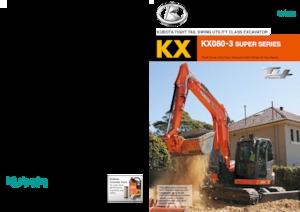 Koparki gąsienicowe Kubota KX080-3S