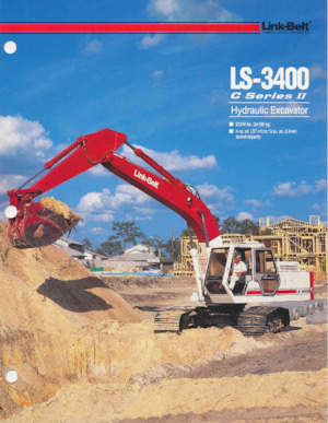 Koparki gąsienicowe Link-Belt LS-3400 C II