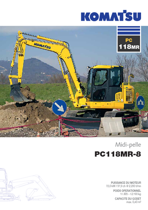 Koparki gąsienicowe Komatsu PC118MR-8