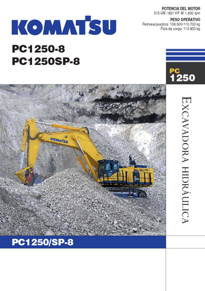 Koparki gąsienicowe Komatsu PC1250SP-8