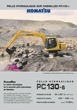 Koparki gąsienicowe Komatsu PC130-6