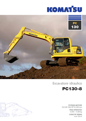 Koparki gąsienicowe Komatsu PC130-8