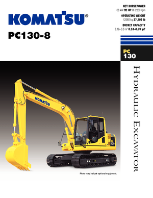 Koparki gąsienicowe Komatsu PC130-8