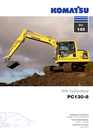 Koparki gąsienicowe Komatsu PC130-8
