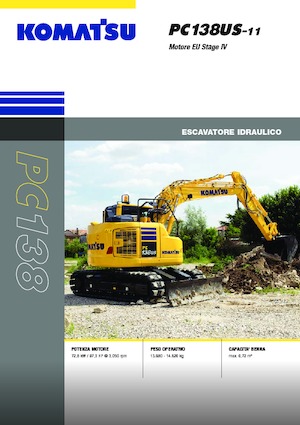 Koparki gąsienicowe Komatsu PC138US-11E0