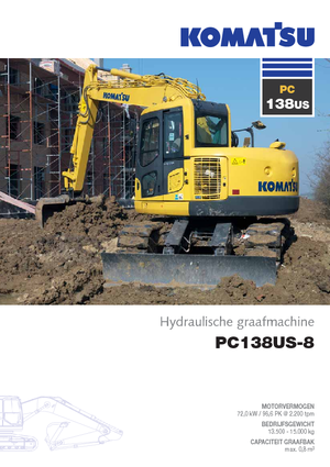 Koparki gąsienicowe Komatsu PC138US-8