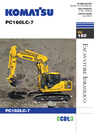 Koparki gąsienicowe Komatsu PC160LC-7