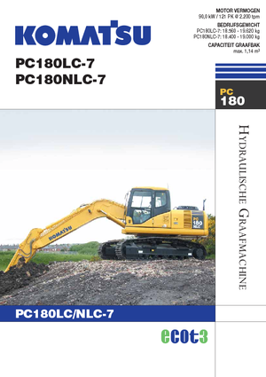 Koparki gąsienicowe Komatsu PC180LC-7