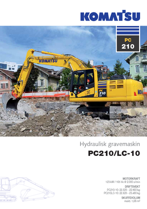 Koparki gąsienicowe Komatsu PC210-10