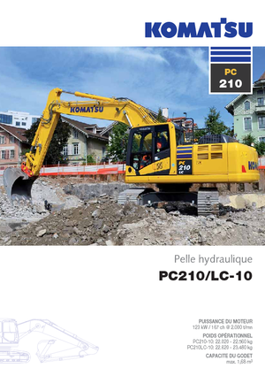 Koparki gąsienicowe Komatsu PC210-10