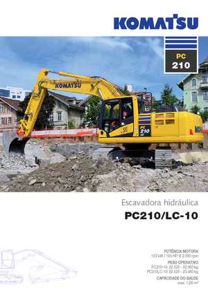 Koparki gąsienicowe Komatsu PC210-10