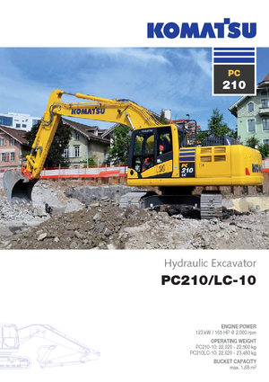 Koparki gąsienicowe Komatsu PC210-10