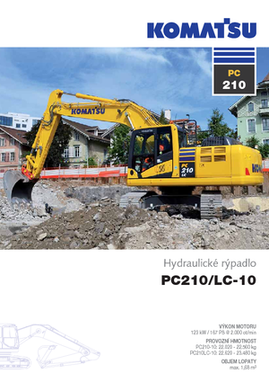 Koparki gąsienicowe Komatsu PC210-10