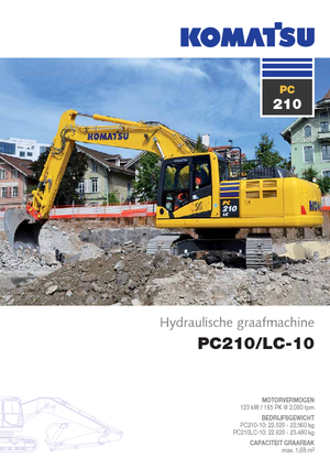 Koparki gąsienicowe Komatsu PC210-10