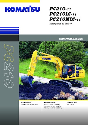 Koparki gąsienicowe Komatsu PC210LC-11E0