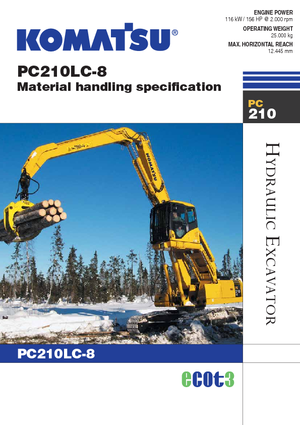 Koparki gąsienicowe Komatsu PC210LC-8