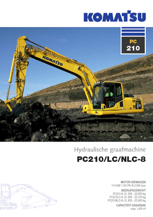 Koparki gąsienicowe Komatsu PC210LC-8