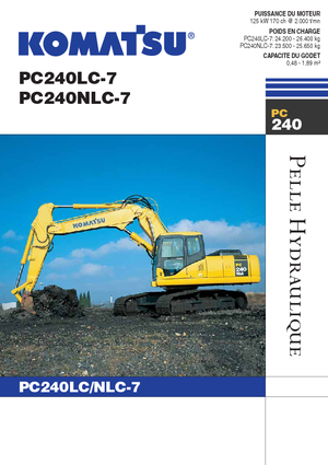Koparki gąsienicowe Komatsu PC240NLC-7