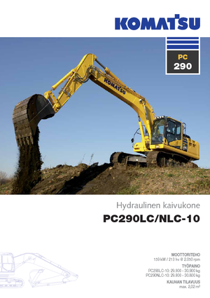 Koparki gąsienicowe Komatsu PC290LC-10