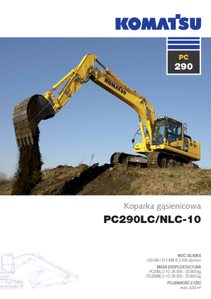 Koparki gąsienicowe Komatsu PC290LC-10