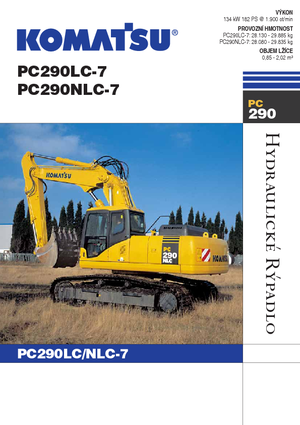 Koparki gąsienicowe Komatsu PC290LC-7
