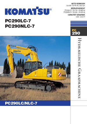 Koparki gąsienicowe Komatsu PC290LC-7