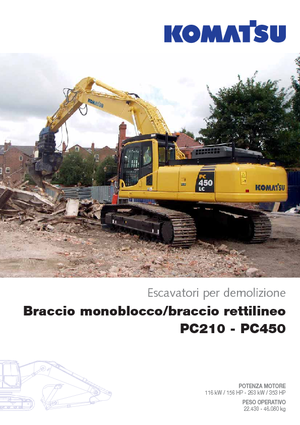 Koparki gąsienicowe Komatsu PC290LC-8