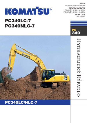 Koparki gąsienicowe Komatsu PC340NLC-7
