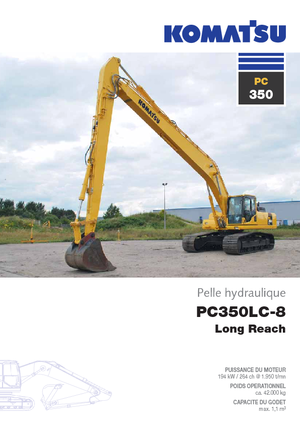 Koparki gąsienicowe Komatsu PC350NLC-8
