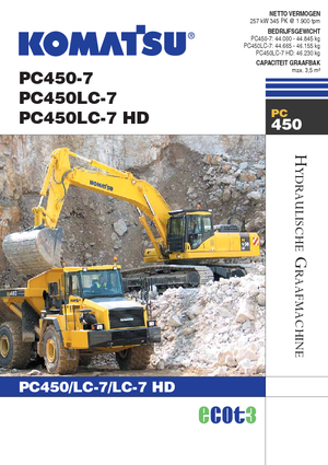 Koparki gąsienicowe Komatsu PC450LC-7
