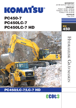 Koparki gąsienicowe Komatsu PC450LC-7