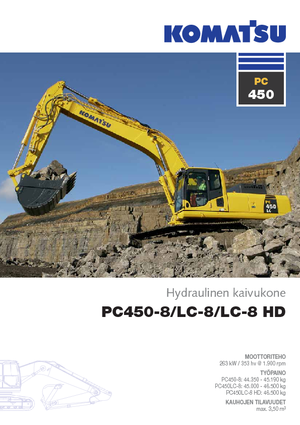 Koparki gąsienicowe Komatsu PC450LC-8