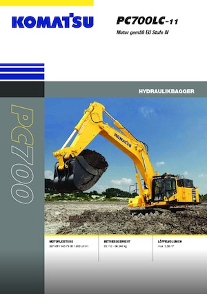 Koparki gąsienicowe Komatsu PC700LC-11E0
