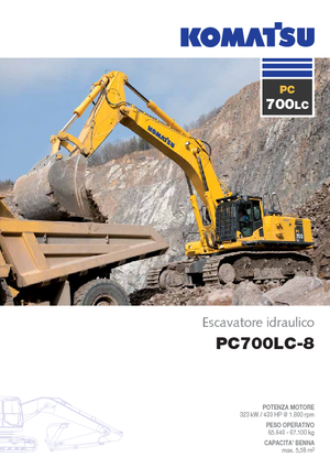 Koparki gąsienicowe Komatsu PC700LC-8