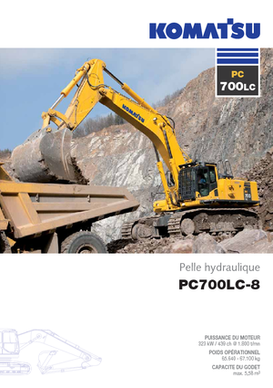 Koparki gąsienicowe Komatsu PC700LC-8