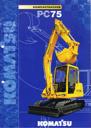 Koparki gąsienicowe Komatsu PC75-1