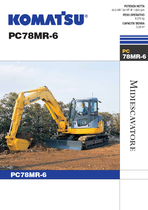 Koparki gąsienicowe Komatsu PC78MR-6