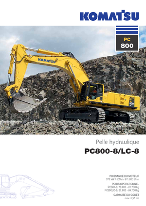 Koparki gąsienicowe Komatsu PC800-8 E0