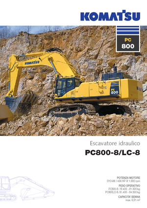 Koparki gąsienicowe Komatsu PC800-8 E0