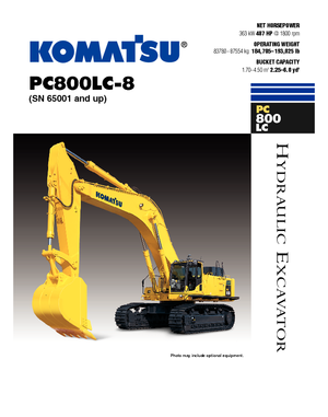 Koparki gąsienicowe Komatsu PC800-8 E0