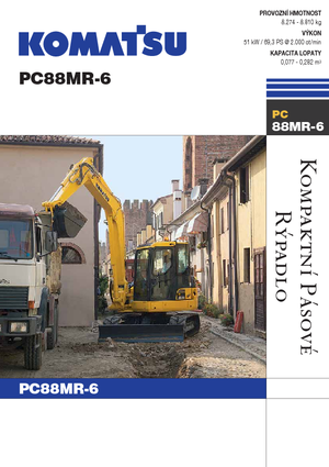 Koparki gąsienicowe Komatsu PC88MR-6