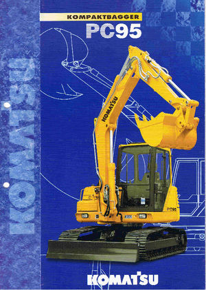 Koparki gąsienicowe Komatsu PC95 -1