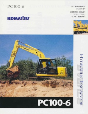Koparki gąsienicowe Komatsu PC100-6