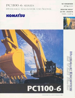 Koparki gąsienicowe Komatsu PC1100-6